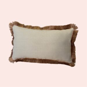 Accueil coussin artisanal en tissu d'éditeur 40x40 cm